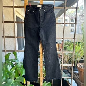 Madewell black flare jeans - size 27 waist